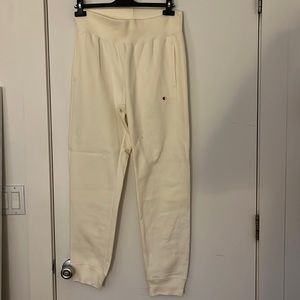 Champion White Sweatpants